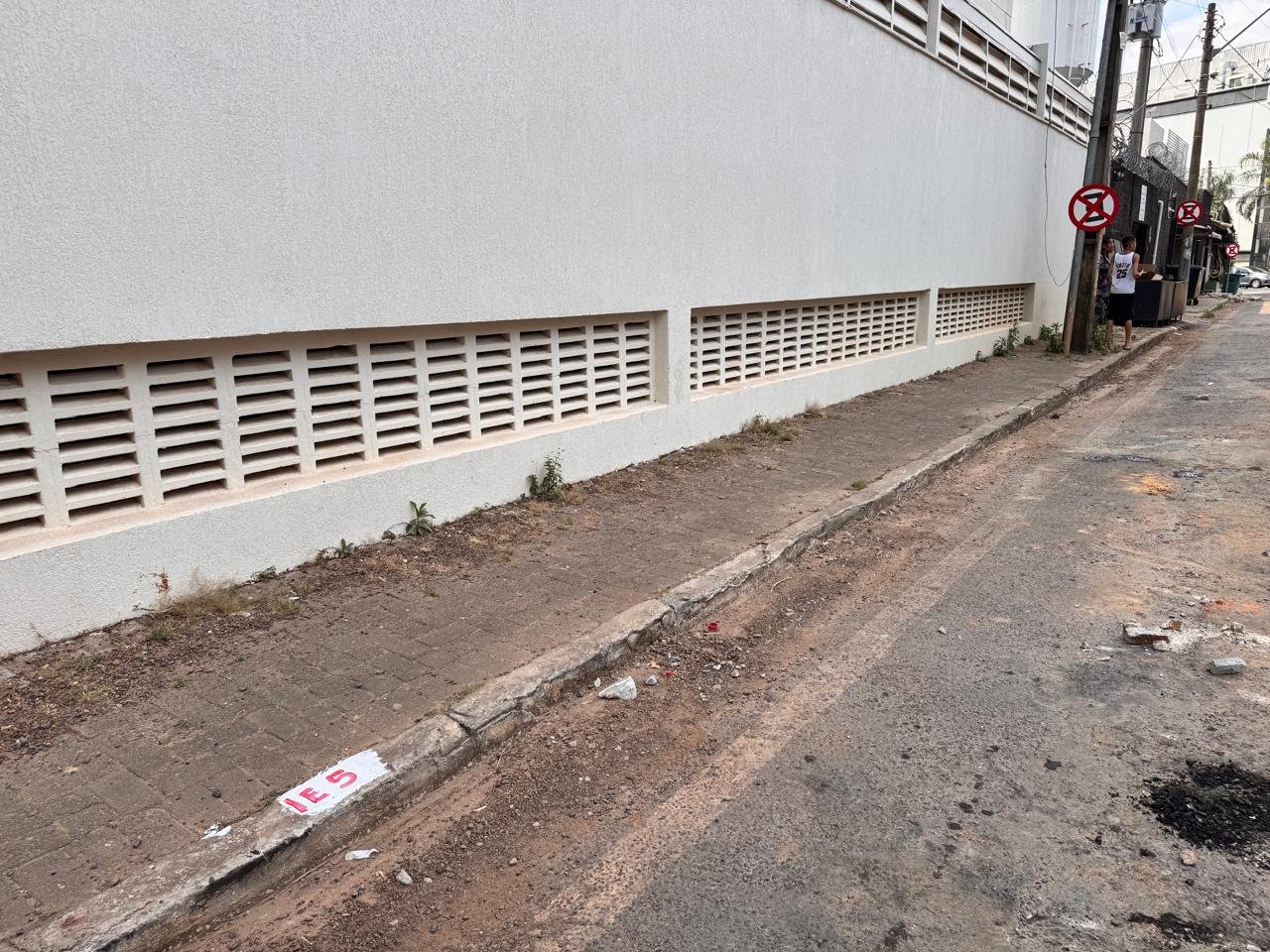 Rua 36 antes da revitalização